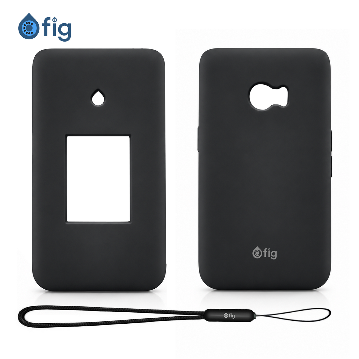 Fig IV protective case on the phone