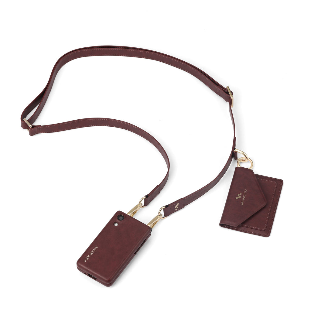 Wonder Phone women's leather case, detail
