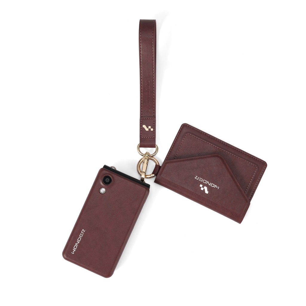 Wonder Phone women's leather set with straps