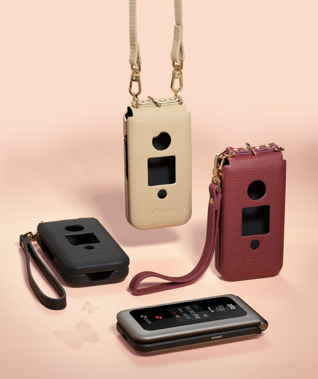 Pom Classic designer leather cases