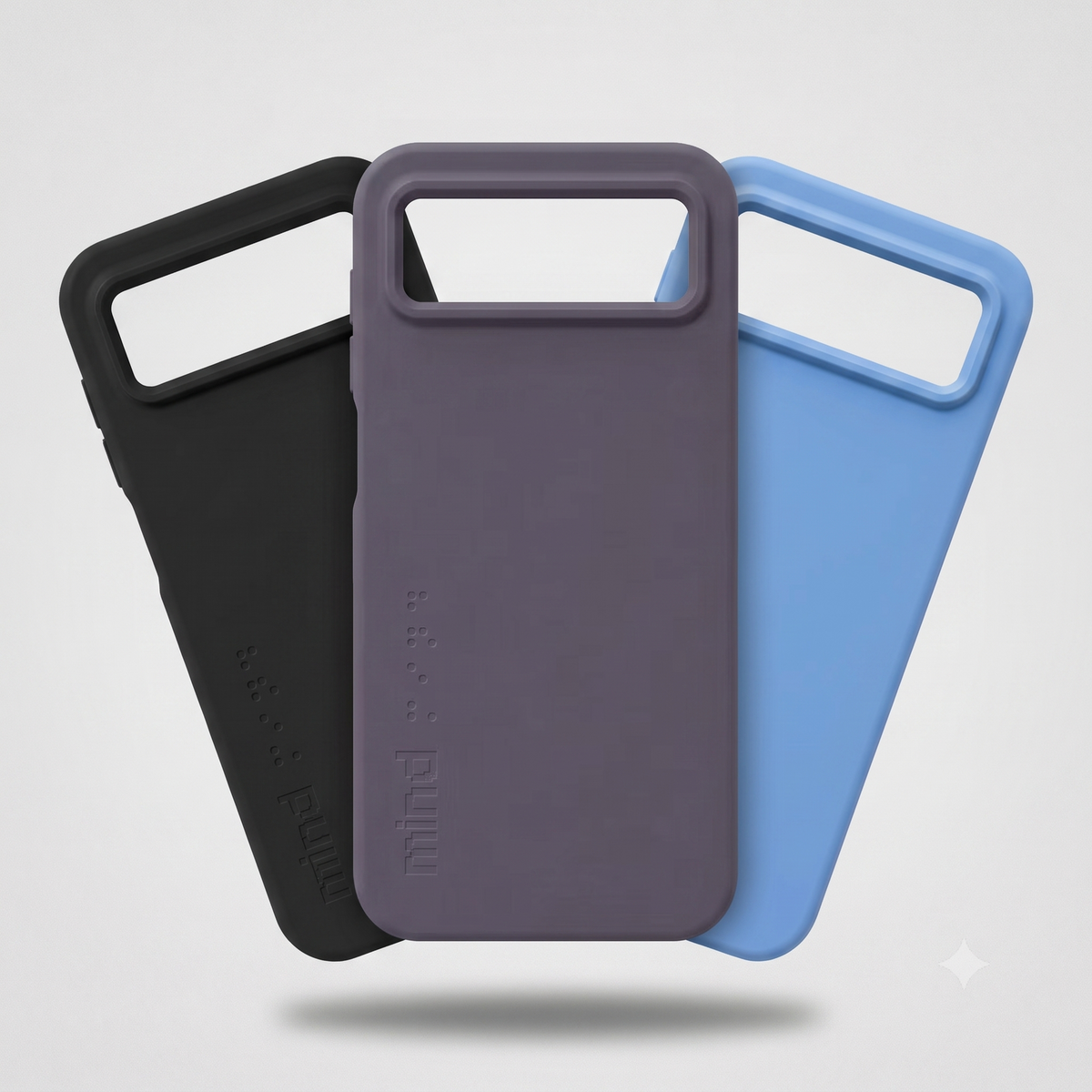 Mind Phone 2 Pro magnetic silicone grip case, black