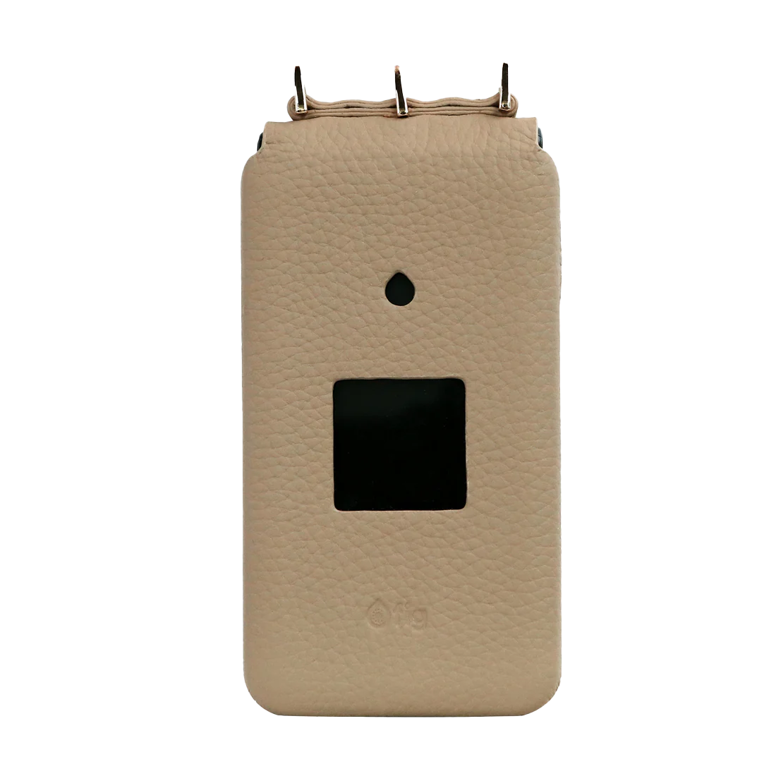 Fig Flip II genuine leather case with strap