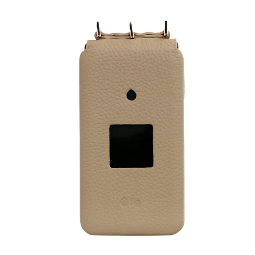 Fig Flip II genuine leather case with strap