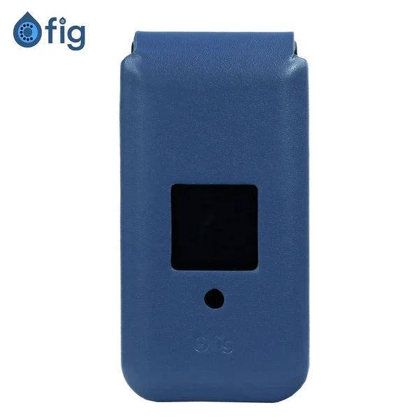 Fig Flip II shockproof leather case, blue
