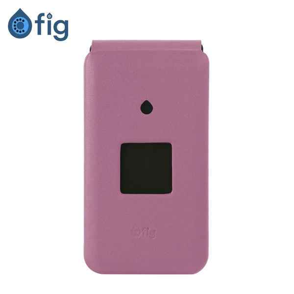 Fig Flip II shockproof leather case, pink