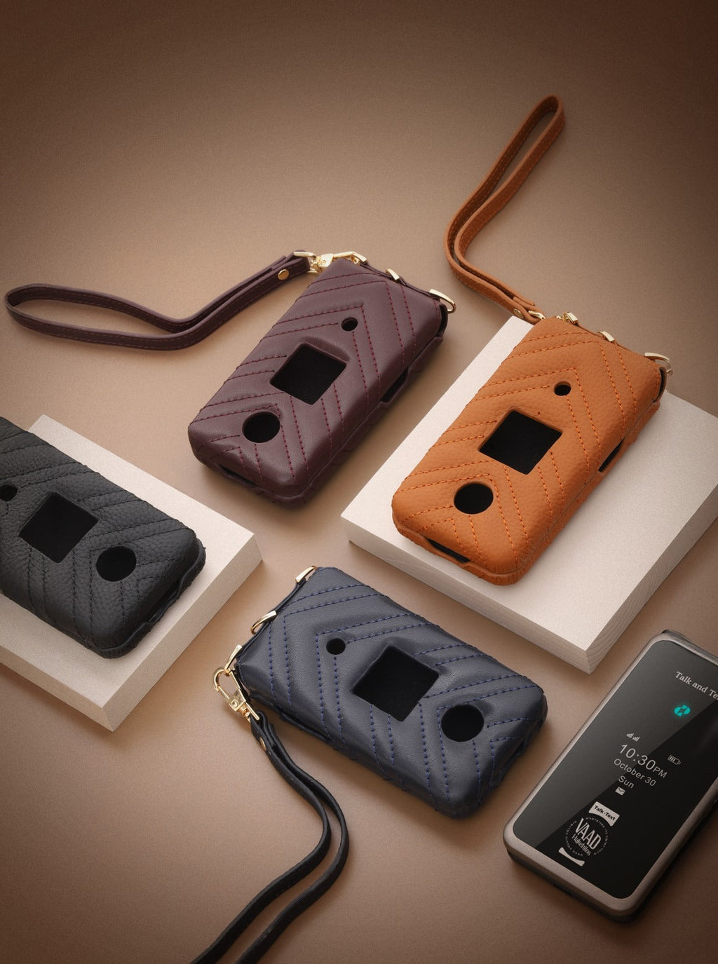 Pom Phone designer leather cases