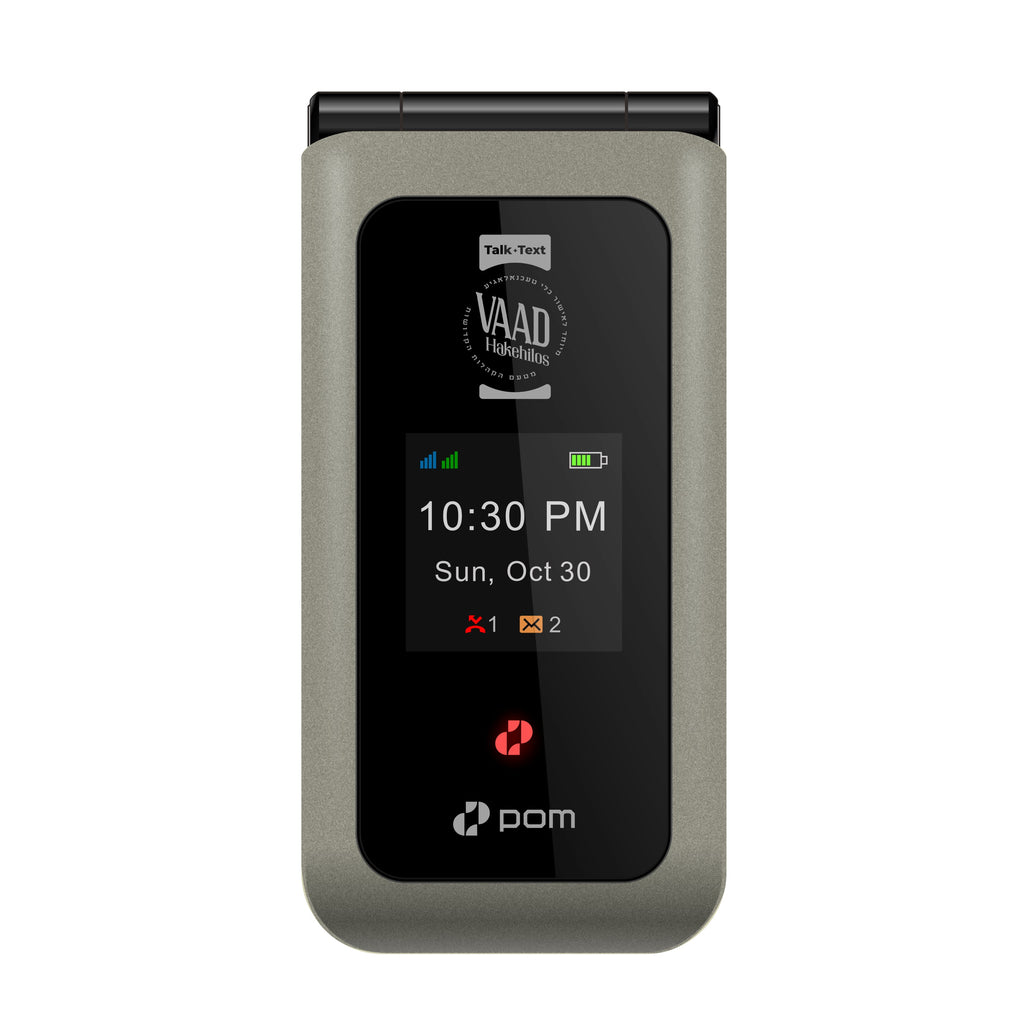 Pom Classic kosher flip phone