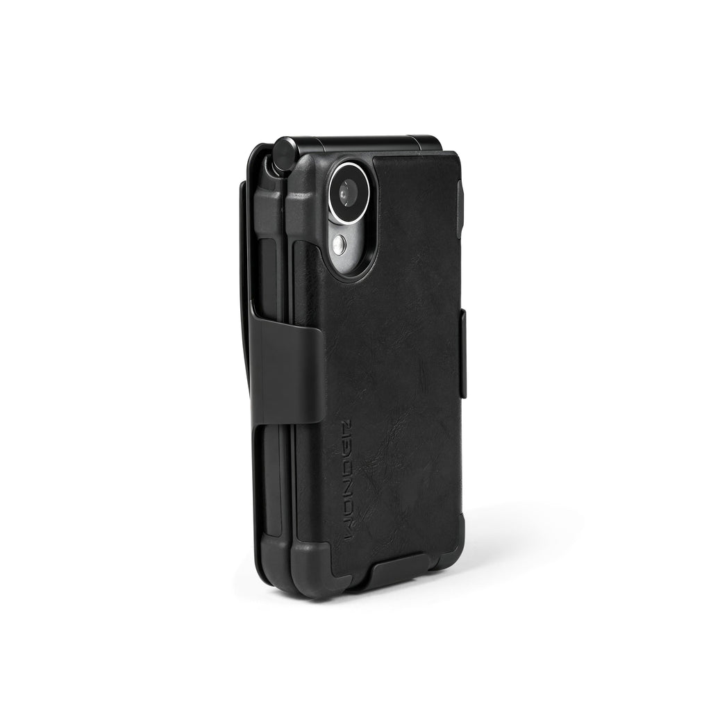 Wonder Phone men's leather case with belt holster