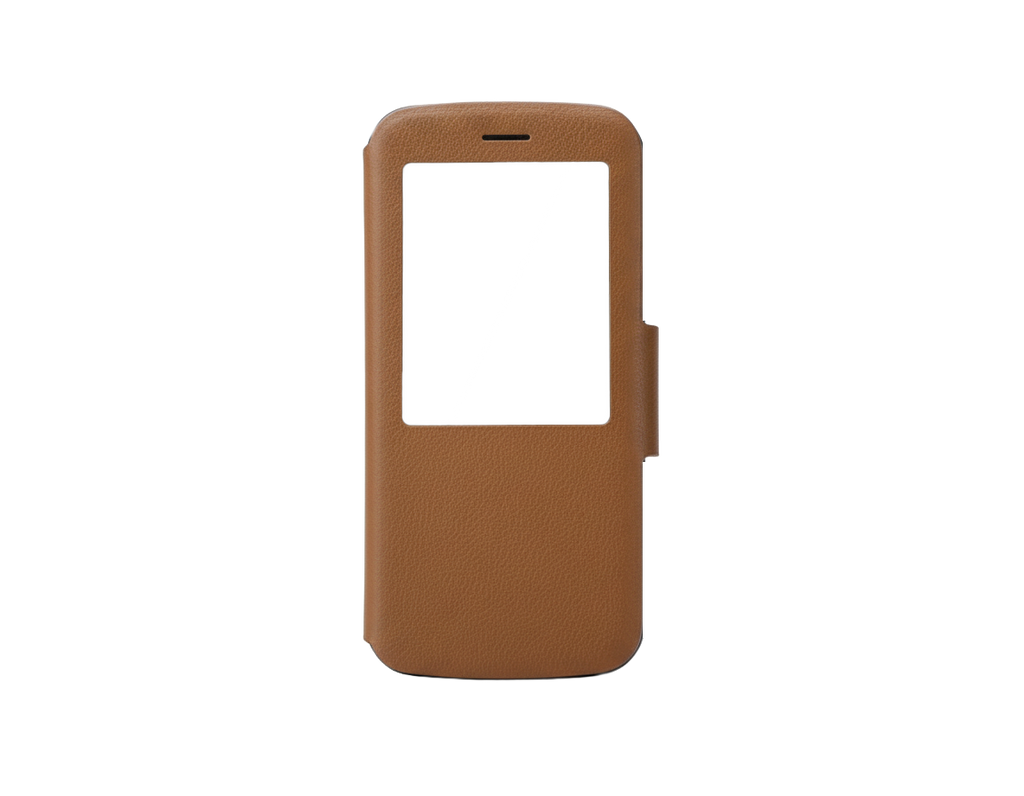 Bliss B1 leather flap case, brown