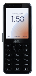 Fig Bar F175 kosher phone with keypad, front view