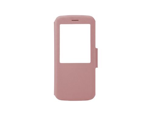 Bliss B1 leather flap case, pink
